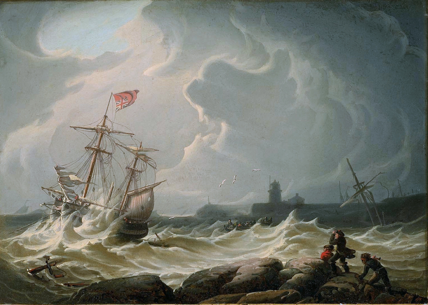 Robert Salmon - Ship in Storm