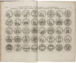Filippo Buonanni, Numismata summorum pontificum Templi Vaticani fabricam indicantia (1696), Warburg CNH 2455