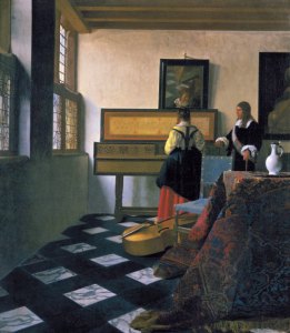 'The Music Lesson' by Vermeer